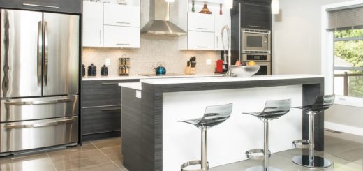 cuisine contemporaine 520x245 - Quelques suggestions de rénovation pour votre cuisine